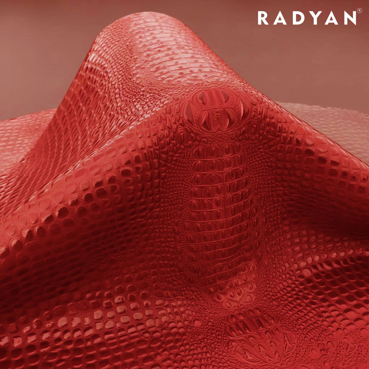 1 Yard 3D Embossed Gator Vinyl Fabric Faux Alligator Upholstery Craft Material Durable 56" Width